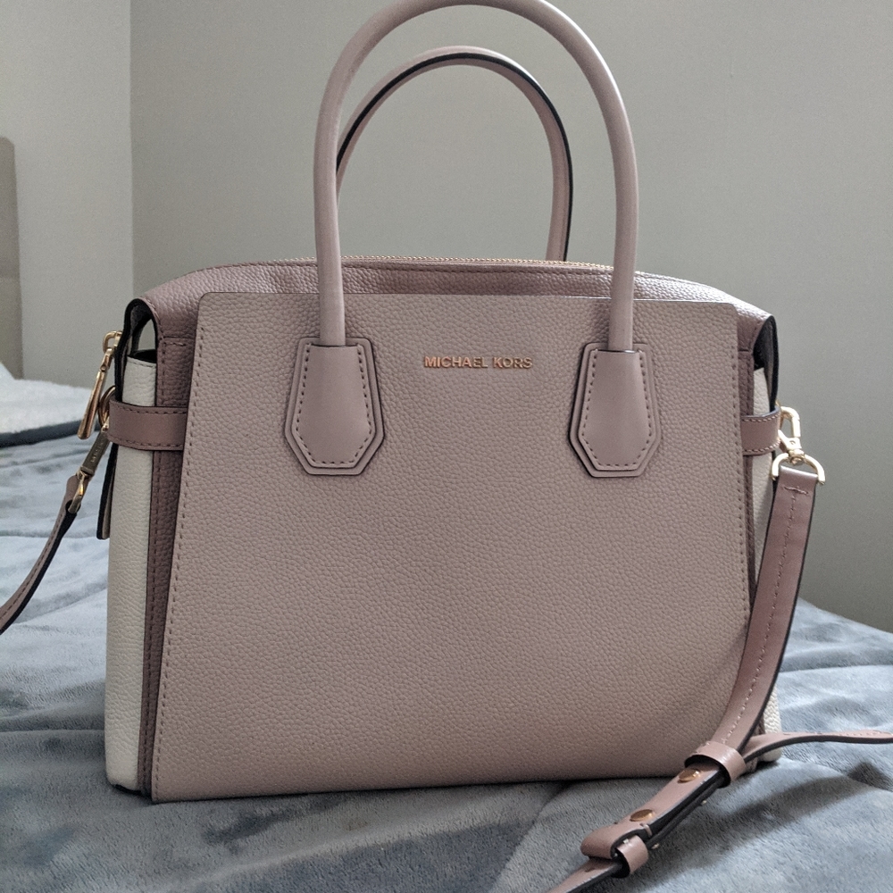 Michael Kors rose tone satchel Purse